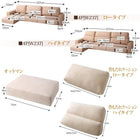 フロアソファ ソファー 3人掛け コーナー L字 カウチソファロータイプ