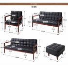 1人掛けソファ単品 ソファー レトロ ソファ 木肘