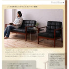 1人掛けソファ単品 ソファー レトロ ソファ 木肘