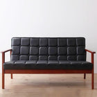 2人掛けソファ 単品 ソファー ソファ 木肘