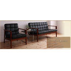 2人掛けソファ 単品 ソファー ソファ 木肘