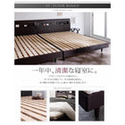 すのこベッド プレミアムボンネルコイルマットレス シングル