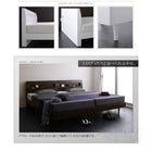 すのこベッド 国産カバーポケットコイルマットレス ダブル