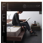 ローベッド ベッドフレームのみ セミダブル