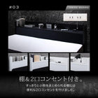収納ベッド ベッドフレームのみ ダブル