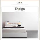 収納付きベッド ベッドフレームのみ セミダブル