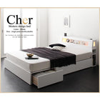 収納付きベッド フランスベッド マルチラススーパースプリングマットレス ダブル