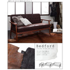 ソファー ヴィンテージ ソファ木肘 ベドフォード 3人掛け