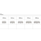 ソファー フランス産フェザー入りモダンデザインソファ 幅160cm