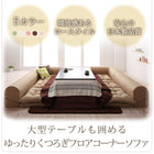 ソファー フロアコーナーソファ 3点セット 1人掛け+2人掛け+コーナー