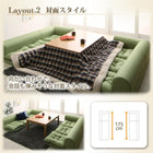 ソファー フロアコーナーソファ ソファ3点セット 2人掛け×2+コーナー