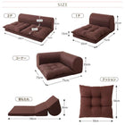 フロアソファ ソファー ソファ4点セット 2人掛け×2+コーナー×2