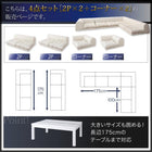 フロアソファ ソファ4点セット 1人掛け+2人掛け+コーナー×2