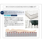 照明・棚付きフロアベッド ラテックス入り国産ポケットコイルマットレス セミダブル