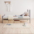 ベッドフレームのみ シングル のびのびベッド 省スペース