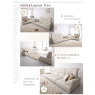 ハイバックフロアコーナーソファ 5点セット 1人掛け×4+コーナー