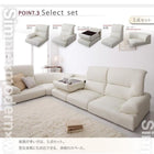 ハイバックフロアコーナーソファ 5点セット 1人掛け×4+コーナー