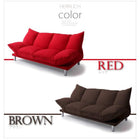 デザインマルチリクライニングソファ 3人掛け