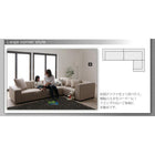 コーナーソファセット ソファ&オットマンセット 2人掛け×2+コーナー