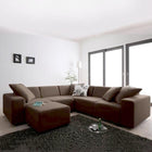 コーナーソファセット ソファ&オットマンセット 2人掛け×2+コーナー