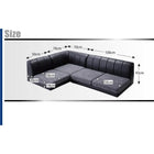 モダンフロアコーナーソファ 1人掛け+2人掛け+コーナー