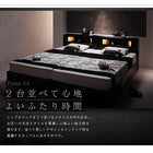 収納付きベッド スタンダードボンネルコイルマットレス セミダブル