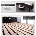 すのこベッド スタンダードポケットコイルマットレス ダブル