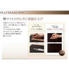 収納付きベッド スタンダードボンネルコイルマットレス セミダブル