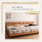 すのこベッド スタンダードボンネルコイルマットレス シングル