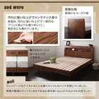 すのこベッド 国産カバーポケットコイルマットレス ダブル