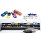 フロアベッド ダブル 二段の棚 コンセント付き フレームのみ