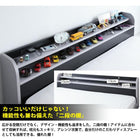 フロアベッド ダブル 二段の棚 コンセント付き フレームのみ