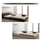 モダンライト・コンセント付き国産フロアベッド ベッドフレームのみ ワイドK210