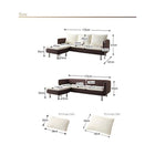 コーナーカウチソファ L字 3人掛け ソファー