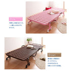 すのこベッド シングル 折りたたみ式抗菌樹脂すのこベッド