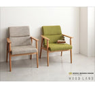 ダイニングセット(テーブル&ソファ) 4人 5点セット テーブル+1Pソファ4脚 W160 天然木北欧スタイル