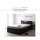 組立設置付 シンプル大容量収納庫付きすのこベッド フランスベッド マルチラススーパースプリングマットレス セミダブル 深さラージ