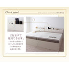 お客様組立 シンプル大容量収納庫付きすのこベッド ベッドフレームのみ シングル 深さレギュラー