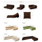 フロア ソファ3点セット 1人掛け+2人掛け+コーナー