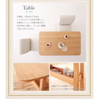 ダイニングセット 4点セット テーブル+2Pソファ1脚+1Pソファ2脚 W130 カバーリング