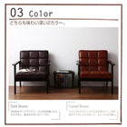 レトロソファ ソファー 木肘 2人掛け