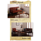 レトロソファ ソファー 木肘 3人掛け