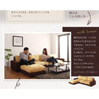 ローソファ カバーリング ソファー L字 ソファ4点セット 1人掛け×3+コーナー