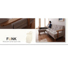 木肘コーナーカウチソファ 3人掛け ソファー