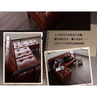 木肘コーナーカウチソファ 3人掛け ソファー