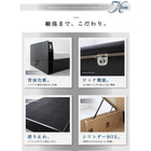 お客様組立 ガス圧式跳ね上げ収納ベッド フランスベッド マルチラススーパースプリングマットレス セミシングル 深さラージ