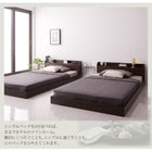 ベッドフレームのみフロアベッド ローベッド セミダブル セミダブル