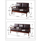 木肘ソファ 天然木 ソファー シンプル おしゃれ 3人掛け