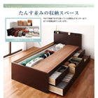 組立設置付 モダン畳チェストベッド 中国産畳 ベッドガードなし シングル