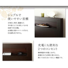 お客様組立 モダン畳チェストベッド 中国産畳 ベッドガードなし シングル